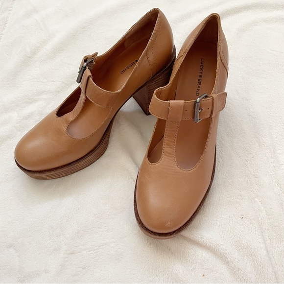 Lucky Brand Ominie Platform Pump Brown - Picture 8 of 8